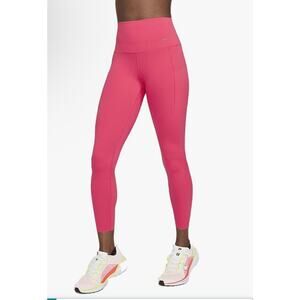 Nike Women's Universa Medium-Support High-Waisted 7/8 Leggings NWT Large Pink